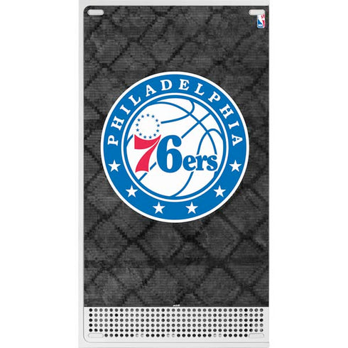 NBA Philadelphia 76ers Black Rust Xbox Series S Console Skin